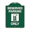 Signmission Ev W/ Electric Vehicle Charging Station Graphic, Green & White Alum Sign, 18" x 24", GW-1824-24089 A-DES-GW-1824-24089 - alternate 1